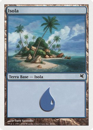 Island (Italian) - "Isola" (H48) (PSAL-H48) - Magic Encyclopedia 2005 (Salvat/Hachette)