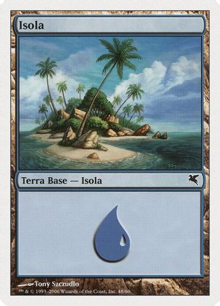 Island (Italian) - "Isola" (G48) (PSAL-G48) - Magic Encyclopedia 2005 (Salvat/Hachette)