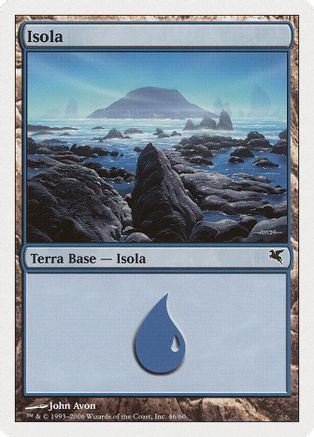 Island (Italian) - "Isola" (H46) (PSAL-H46) - Magic Encyclopedia 2005 (Salvat/Hachette)