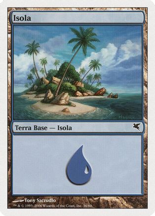 Island (Italian) - "Isola" (H36) (PSAL-H36) - Magic Encyclopedia 2005 (Salvat/Hachette)