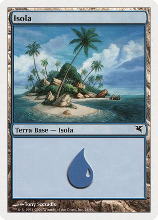 Island (Italian) - "Isola" (G24) (PSAL-G24) - Magic Encyclopedia 2005 (Salvat/Hachette)