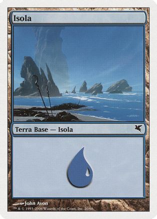 Island (Italian) - "Isola" (H20) (PSAL-H20) - Magic Encyclopedia 2005 (Salvat/Hachette)
