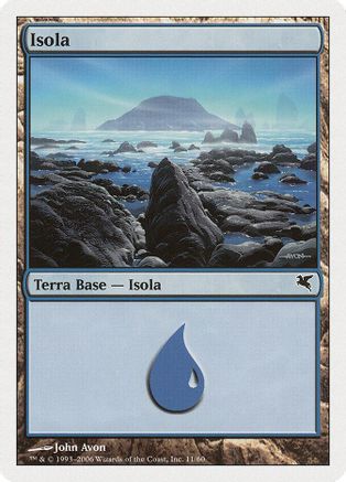 Island (Italian) - "Isola" (G11) (PSAL-G11) - Magic Encyclopedia 2005 (Salvat/Hachette)