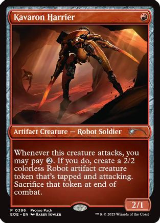 Kavaron Harrier (PPEOE-396) - Promo Pack: Edge of Eternities Foil