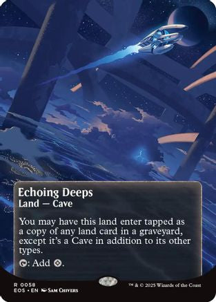 Echoing Deeps (0058) (Borderless) (EOS-058) - Edge of Eternities: Stellar Sights