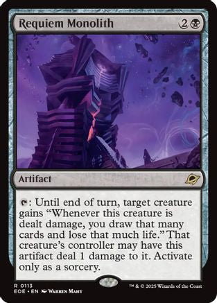 Requiem Monolith (EOE-113) - Edge of Eternities Foil