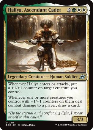 Haliya, Ascendant Cadet (EOE-218) - Edge of Eternities Foil