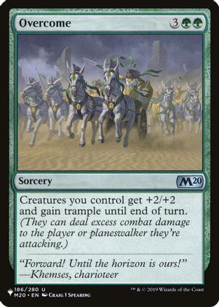 Overcome (LIST-186) - The List Reprints