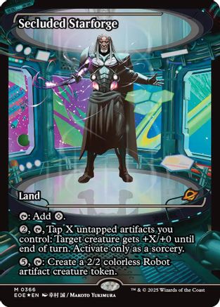Secluded Starforge (Showcase) (EOE-366) - Edge of Eternities Foil