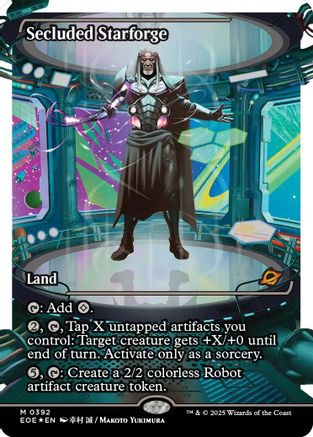 Secluded Starforge (Showcase) (Fracture Foil) (EOE-392) - Edge of Eternities Foil