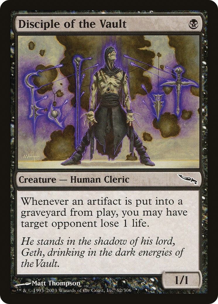 Disciple of the Vault (MRD-062) - Mirrodin Foil