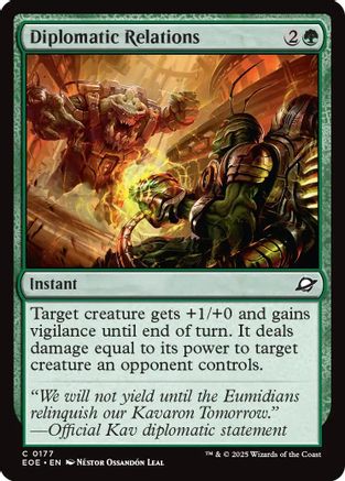 Diplomatic Relations (EOE-177) - Edge of Eternities Foil