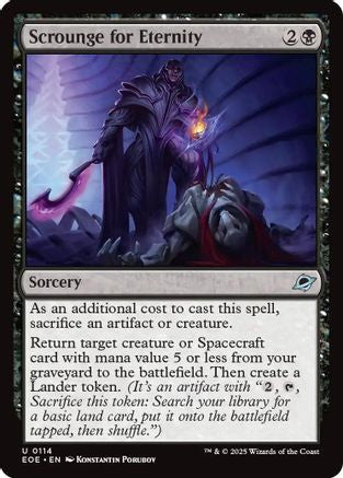 Scrounge for Eternity (EOE-114) - Edge of Eternities Foil