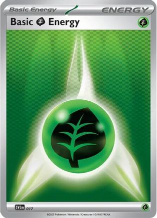 Basic Grass Energy - 017 17 - SVE Scarlet & Violet Energies Reverse Holofoil