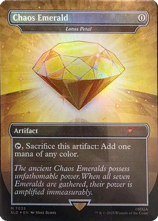 Chaos Emerald - Lotus Petal (7035) (SLD-7035) - Secret Lair Drop Series Foil