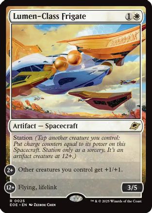 Lumen-Class Frigate (PPEOE-025) - Promo Pack: Edge of Eternities Foil