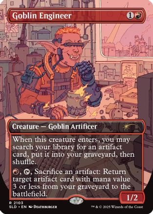 Goblin Engineer (SLD-2103) - Secret Lair Drop Series