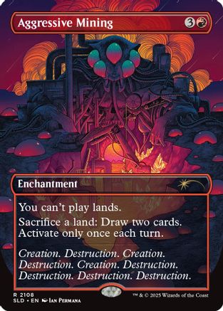 Aggressive Mining (SLD-2108) - Secret Lair Drop Series