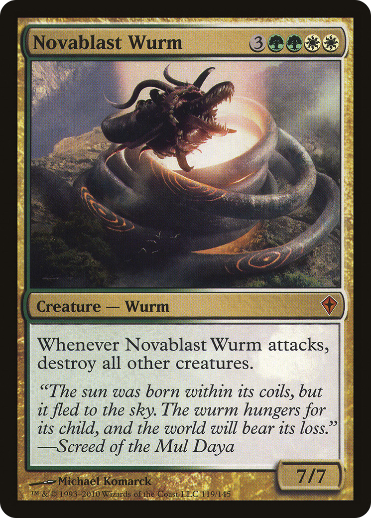Guivre Novablast (WWK-119) - Worldwake Foil 