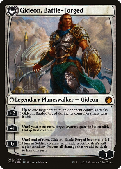 Kytheon, Héros d'Akros // Gideon, Forgé au combat (V17-013) - From the Vault : Transformation : (originpwdfc) Foil 