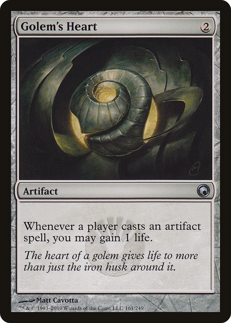 Golem's Heart (SOM-161) - Scars of Mirrodin Foil
