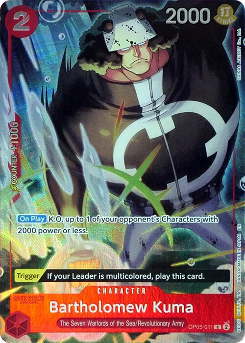 Bartholomew Kuma (Seven Warlords of the Sea Binder Set)