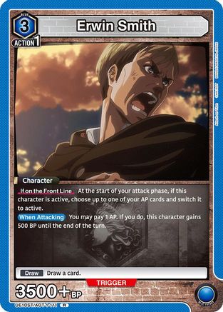 Erwin Smith (UE10ST/AOT-1-111) - UE10ST Attack on Titan Starter Deck