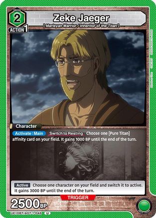 Zeke Jaeger (046) (UE10BT/AOT-1-046) - UE10BT Attack on Titan