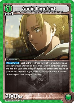 Annie Leonhart (051) (UE10BT/AOT-1-051) - UE10BT Attack on Titan