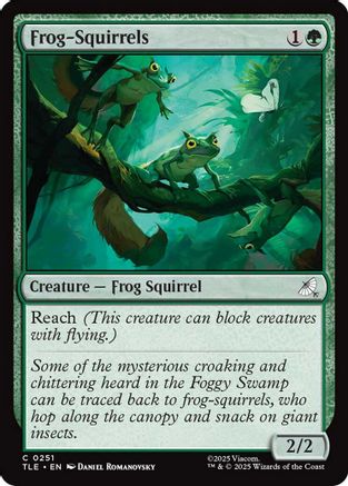 Frog-Squirrels (TLE-251) - Avatar: The Last Airbender: Eternal-Legal Foil