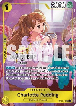 Charlotte Pudding (112) (CS 25-26 Celebration Pack) (OP03-112) - One Piece Promotion Cards Foil