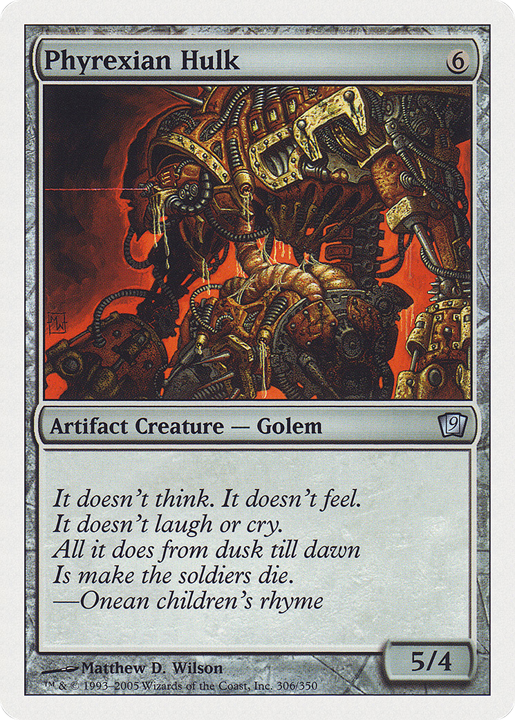 Phyrexian Hulk (9ED-306) - Neuvième édition 