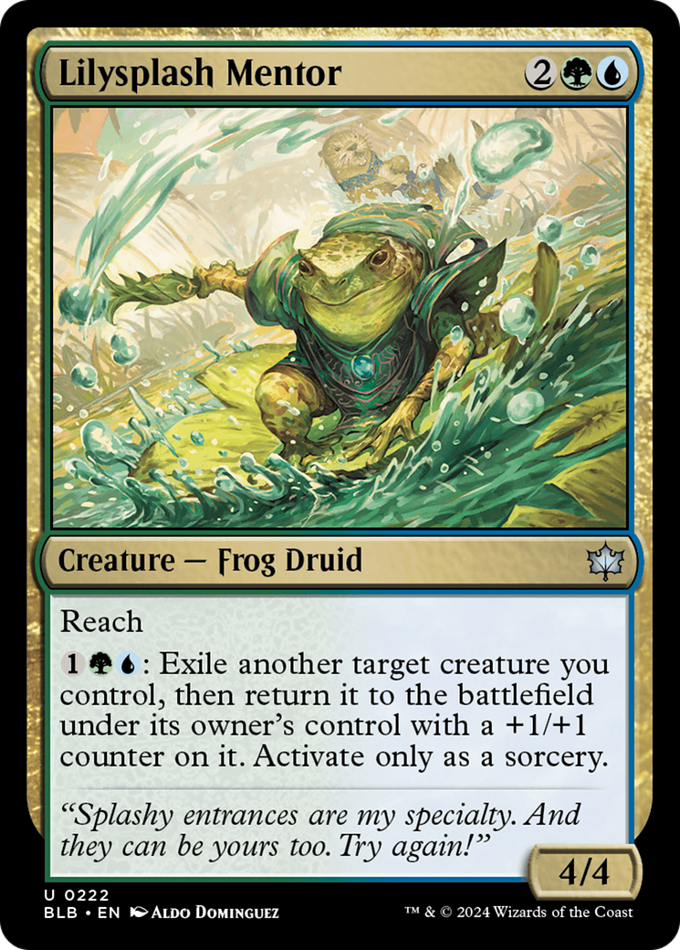 Mentor Lilysplash (BLB-222) - Bloomburrow 