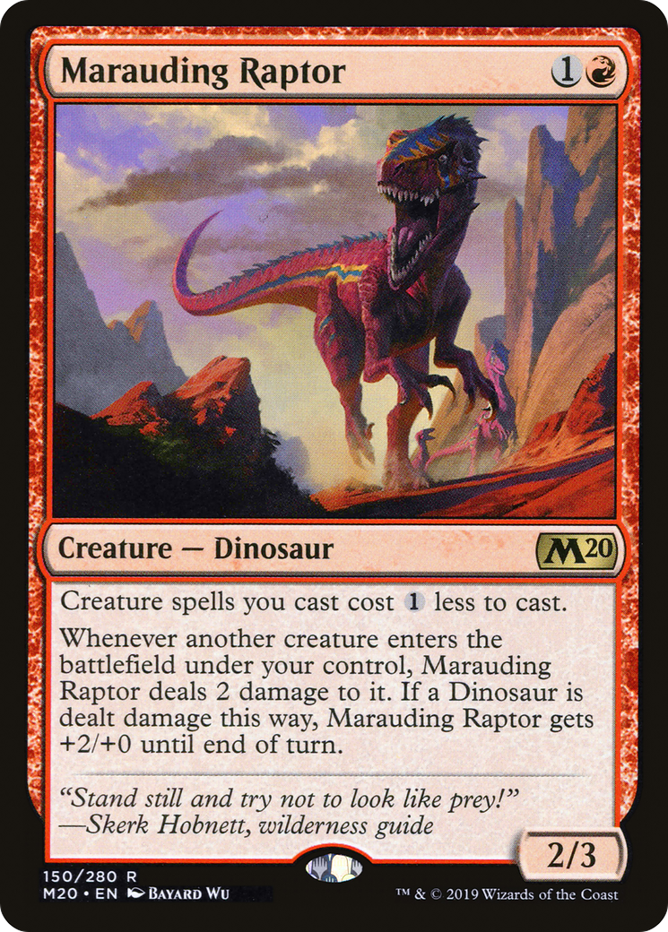 Marauding Raptor (M20-150) - Core Set 2020