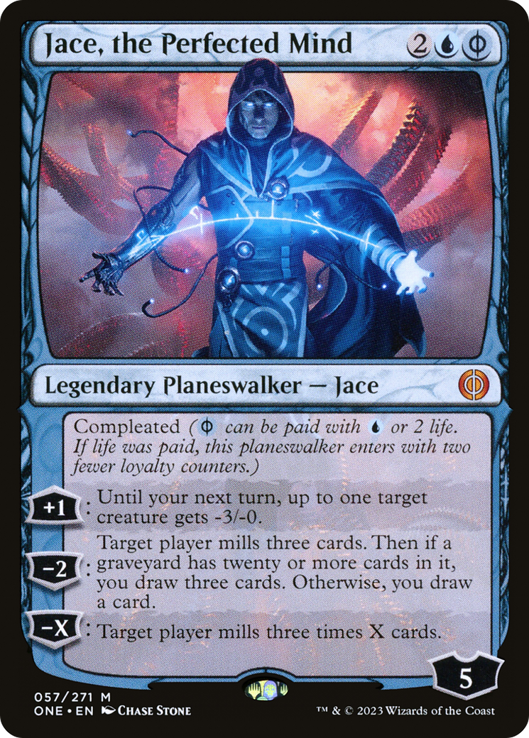 Jace, the Perfected Mind (ONE-057) - Phyrexia: All Will Be One Foil