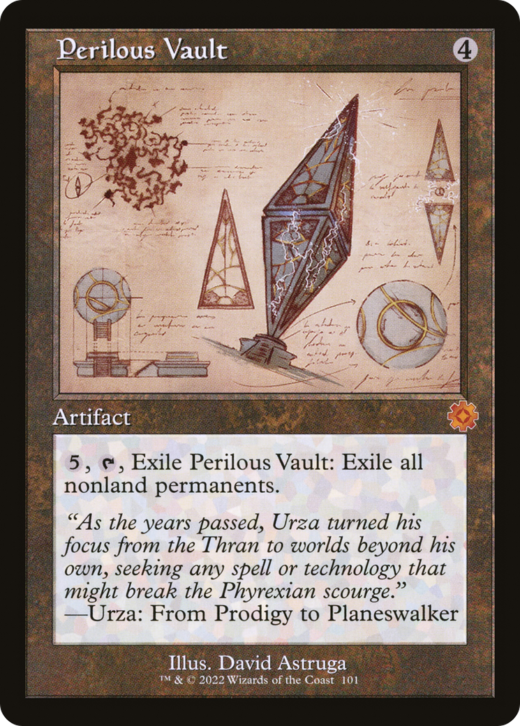 Perilous Vault (Schematic) (BRR-101) - The Brothers' War Retro Artifacts