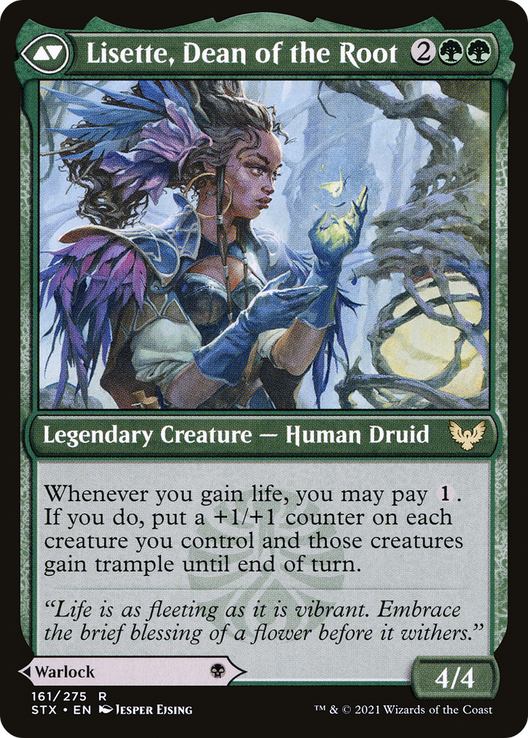 Valentin, Doyen de la Veine // Lisette, Doyenne de la Racine (STX-161) - Strixhaven : École des Mages Foil 