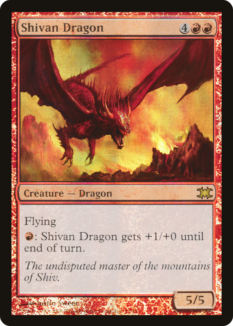 Dragon Shivan (DRB-013) - Du coffre-fort : Dragons Foil 
