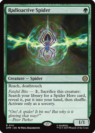 Radioactive Spider (SPM-285) - Marvel's Spider-Man Foil