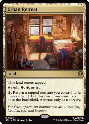 Urban Retreat (SPM-187) - Marvel's Spider-Man Foil