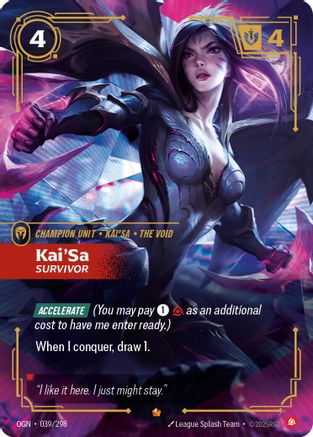 Kai'Sa - Survivor (039/298) - Origins