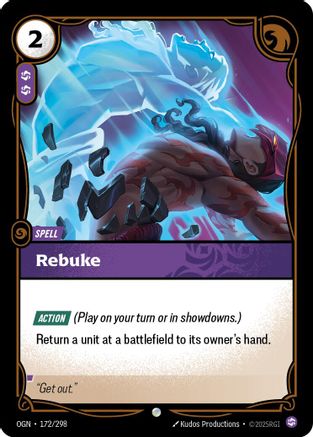 Rebuke (172/298) - Origins