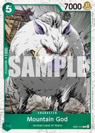 Mountain God (Pirate Foil) (EB01-018) - Premium Booster -The Best- Vol. 2 Foil