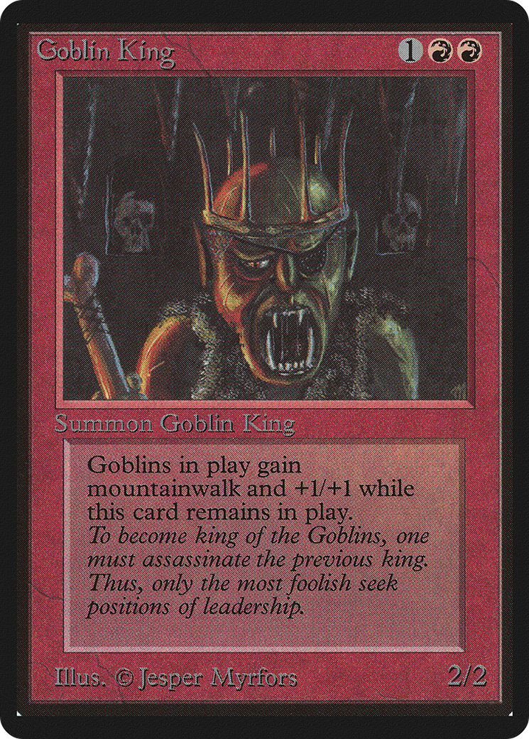 Goblin King (LEB-) - Limited Edition Beta