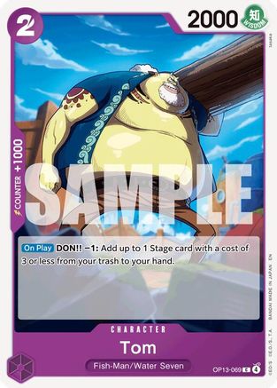 Tom (OP13-069) - Carrying On His Will