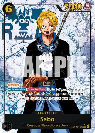 Sabo (120) (Parallel) (OP13-120) - Carrying On His Will Foil
