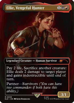 Ellie, Vengeful Hunter (SLD-2203) - Secret Lair Drop Series