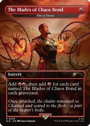 The Blades of Chaos Bond - Rite of Flame (SLD-2209) - Secret Lair Drop Series