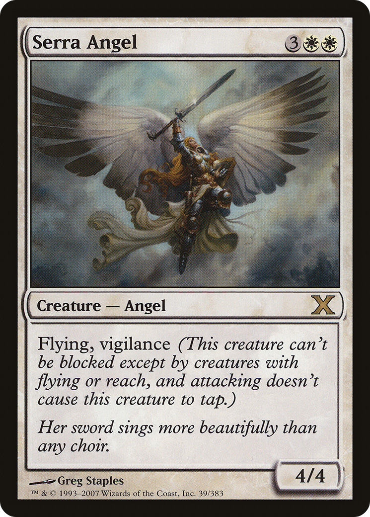 Serra Angel (10E-039) - Tenth Edition