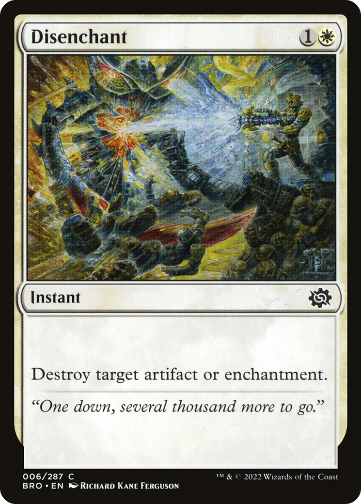 Disenchant (BRO-006) - The Brothers' War Foil